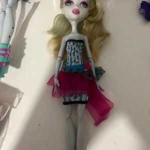 Monster High Doll with Pink and Blue Outfit